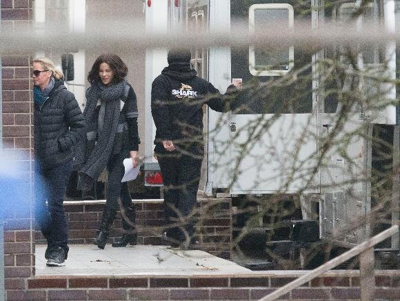 Herečka Kate Beckinsale natáčí další díl ságy Underworld v Praze.