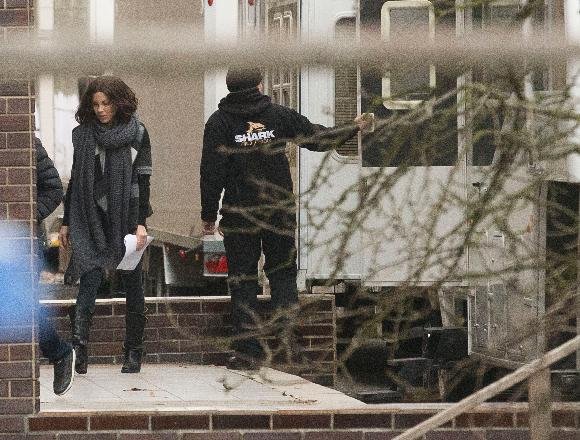Herečka Kate Beckinsale natáčí další díl ságy Underworld v Praze.