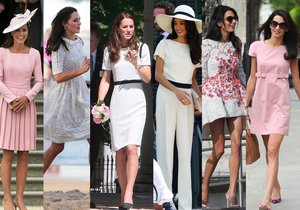 Clooneyho žena a vévodkyně Kate mají až podezřele podobný šatník