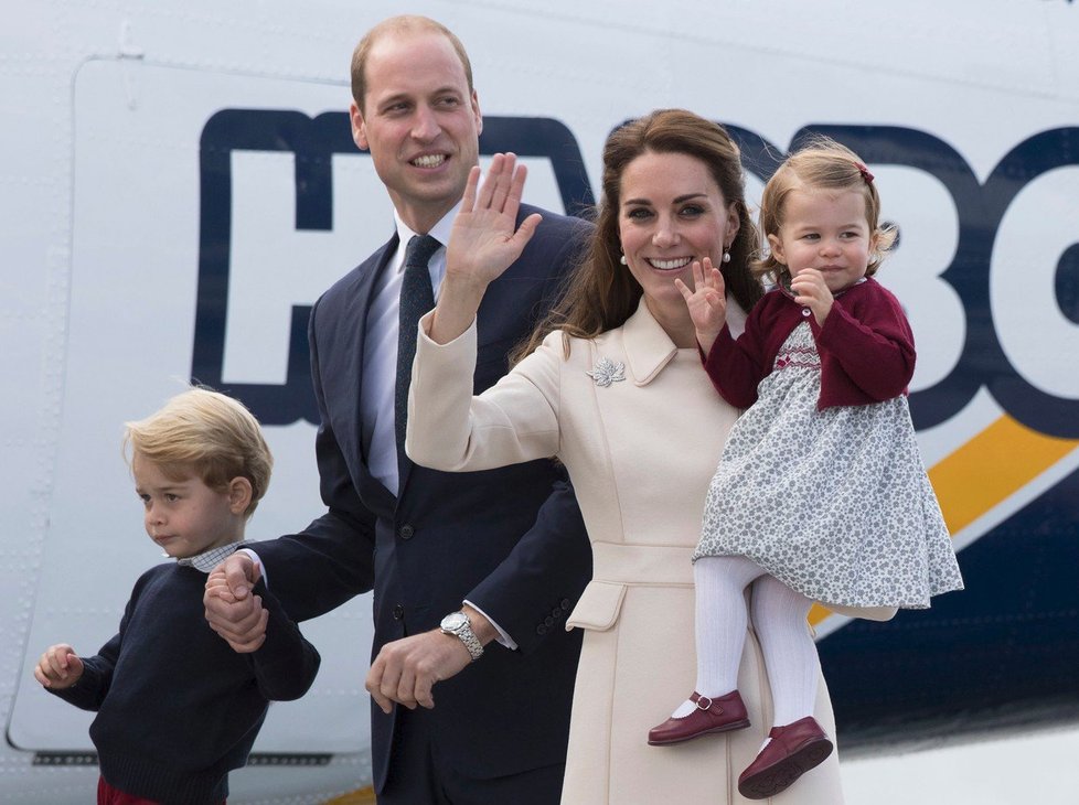 Princ William, vévodkyně Kate a děti