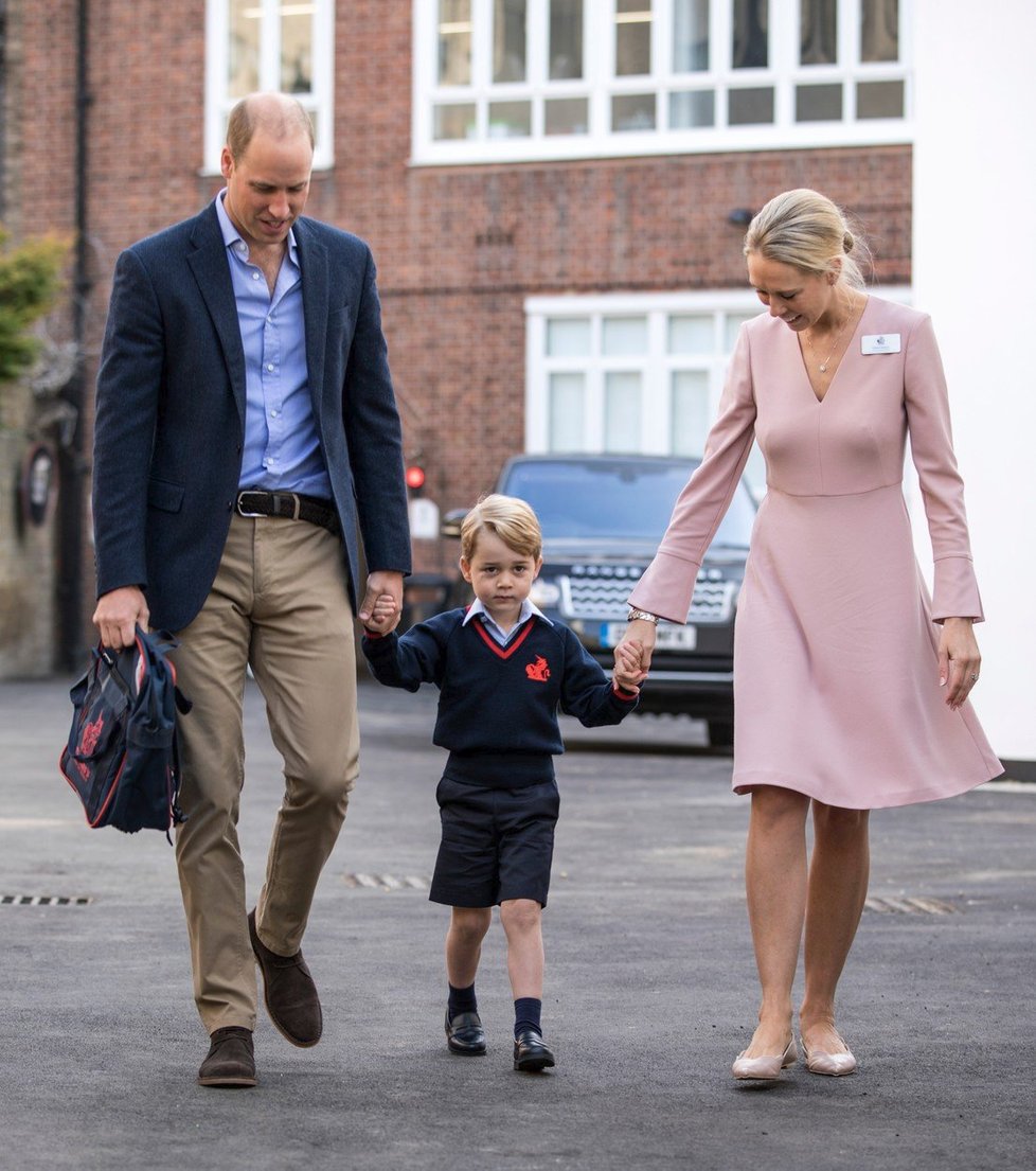 V září 2017 šel George poprvé do školy
