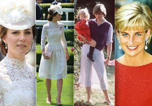 Kate v mnohém připomíná princeznu Dianu. A to i stylem oblékání.