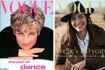 Titulka chystaného jubilejního čísla s Kate je velmi kriticky srovnávána s tou, na které se v roce 1991 objevila princezna Diana