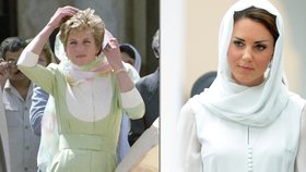 Podoba vévodkyně Kate a zesnulé princezny Diany je neuvěřitelná