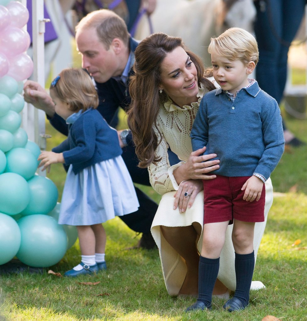 Kate a William s dětmi