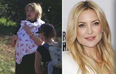 Kate Hudson tři týdny po porodu na veřejnosti i s miminkem: Hurá na nákupy!