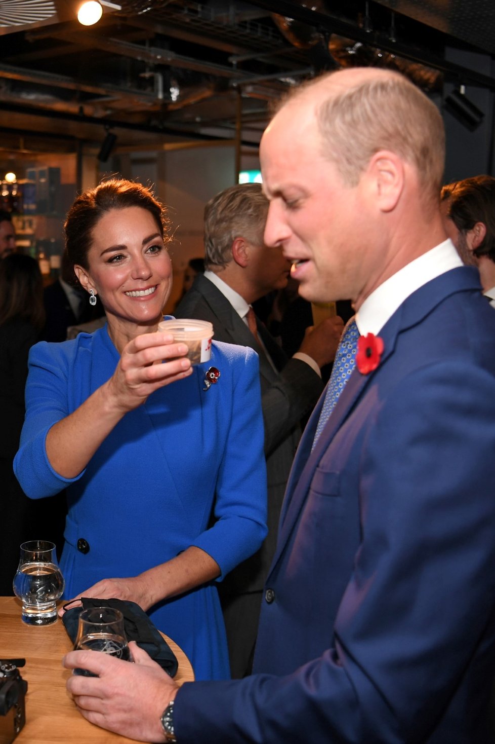 Slavnostní recepce na COP26 v Glasgow: Britský princ William s manželkou Kate (1. 11. 2021)