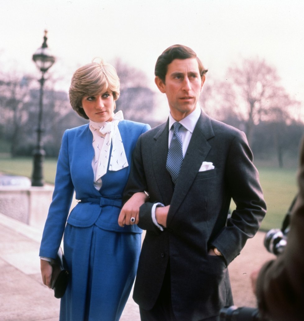 Princezna Diana s princem Charlesem