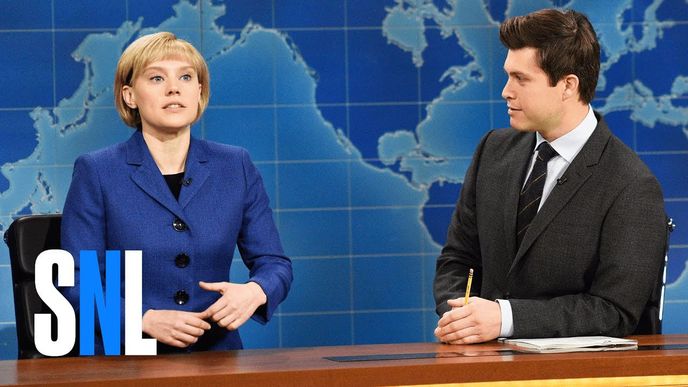 Kate McKinnon jako Angela Merkel