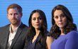 Princ Harry, Meghan Markle a Kate Middleton