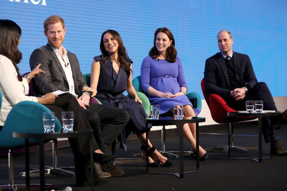 Meghan Markle, princ Harry, Kate a William