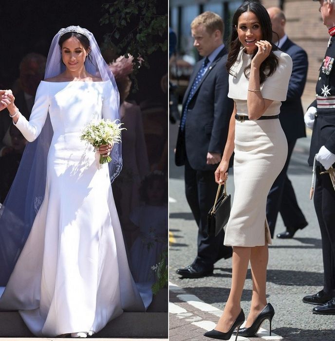 Vévodkyně Meghan v šatech Givenchy