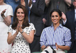 Vévodkyně Kate a vévodkyně Meghan si o víkendu společně zašly na finále Wimbledonu