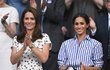 Vévodkyně Kate a vévodkyně Meghan si o víkendu společně zašly na finále Wimbledonu