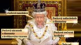 Slavnostní ohoz královny Alžběty II.: Vzala si tisíce drahokamů