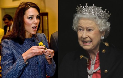 Rozmrzelá královna Alžběta II: Kate je líná a hloupá!