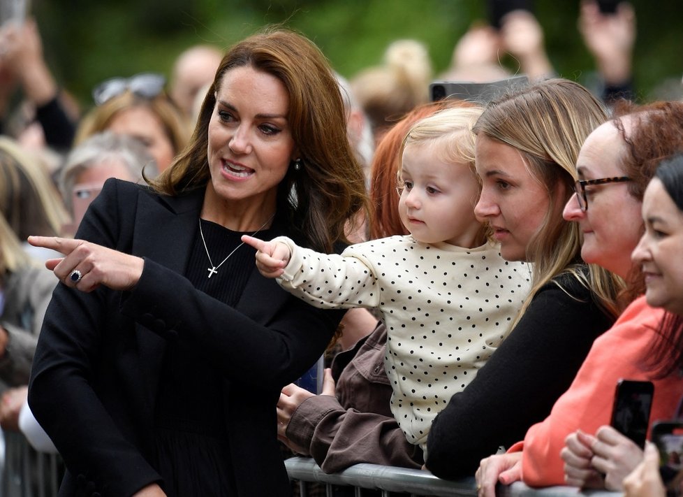 Kate Middletonová před Sandringhamem
