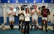 Princezna Kate podpořila národní tým Anglie na probíhajícím MS coby patronka Rugby Football Union.