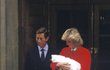 Princezna Diana s druhým synem princem Georgem.