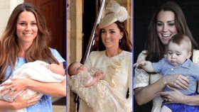 Kate Middleton si svůj první rok v roli maminky malého George užívala.