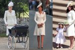 Kate Middleton si tento kabát opravdu oblíbila.