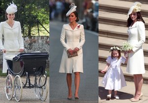 Kate Middleton si tento kabát opravdu oblíbila.