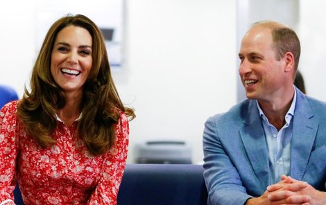 Kate Middleton a princ William v London Bridge Jobcentre
