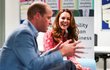 Kate Middleton a princ William v London Bridge Jobcentre