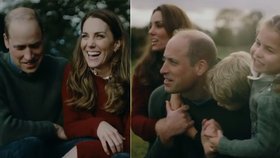 Kate a William zveřejnili nové video s dětmi