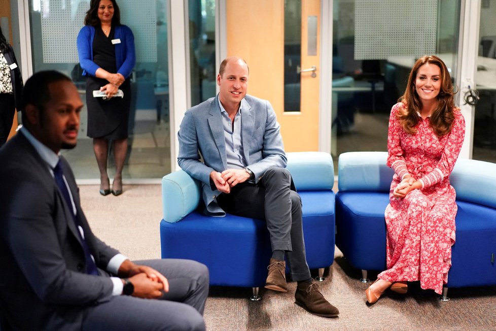 Kate a princ William v London Bridge Jobcentre