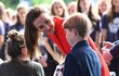 Kate a William s dětmi na návštěvě v Cardiffu