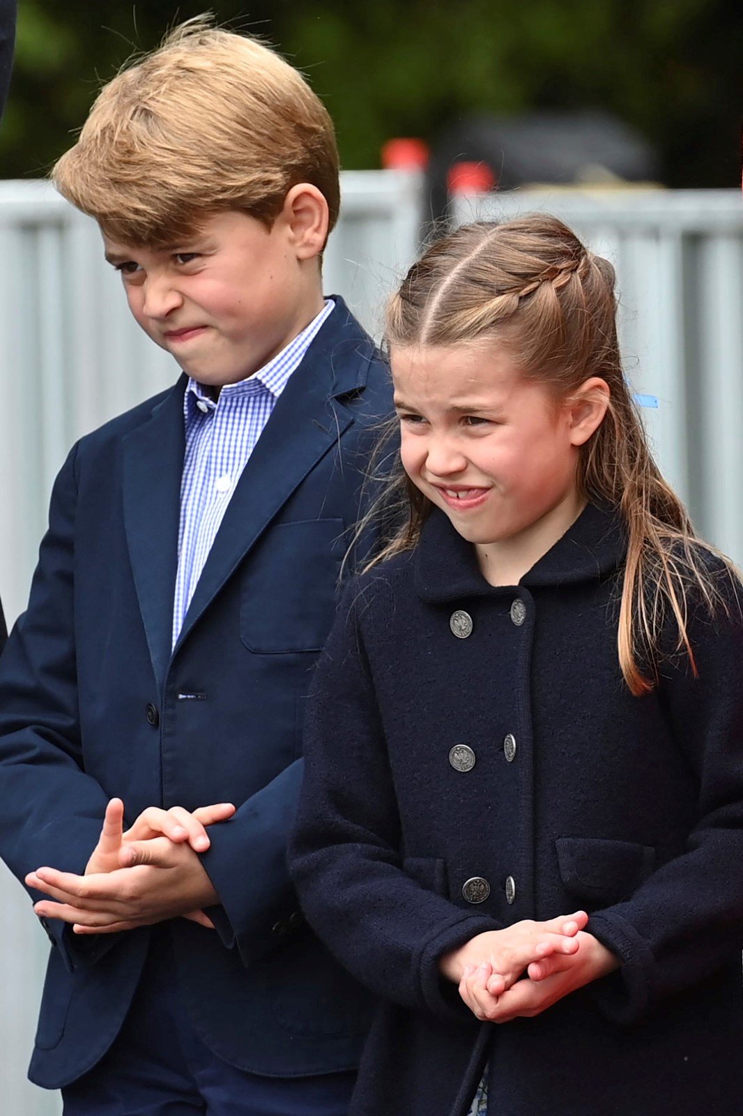 Kate a William s dětmi na návštěvě v Cardiffu