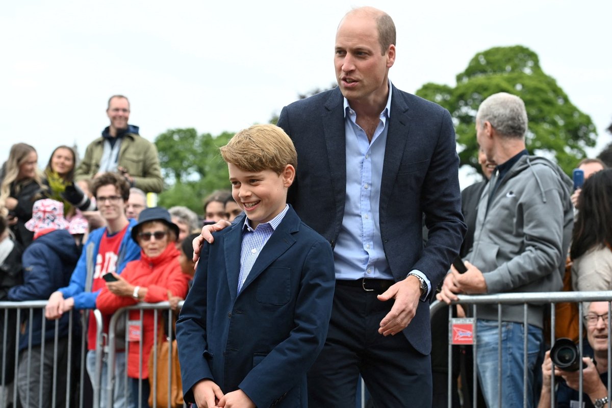 Kate a William s dětmi na návštěvě v Cardiffu