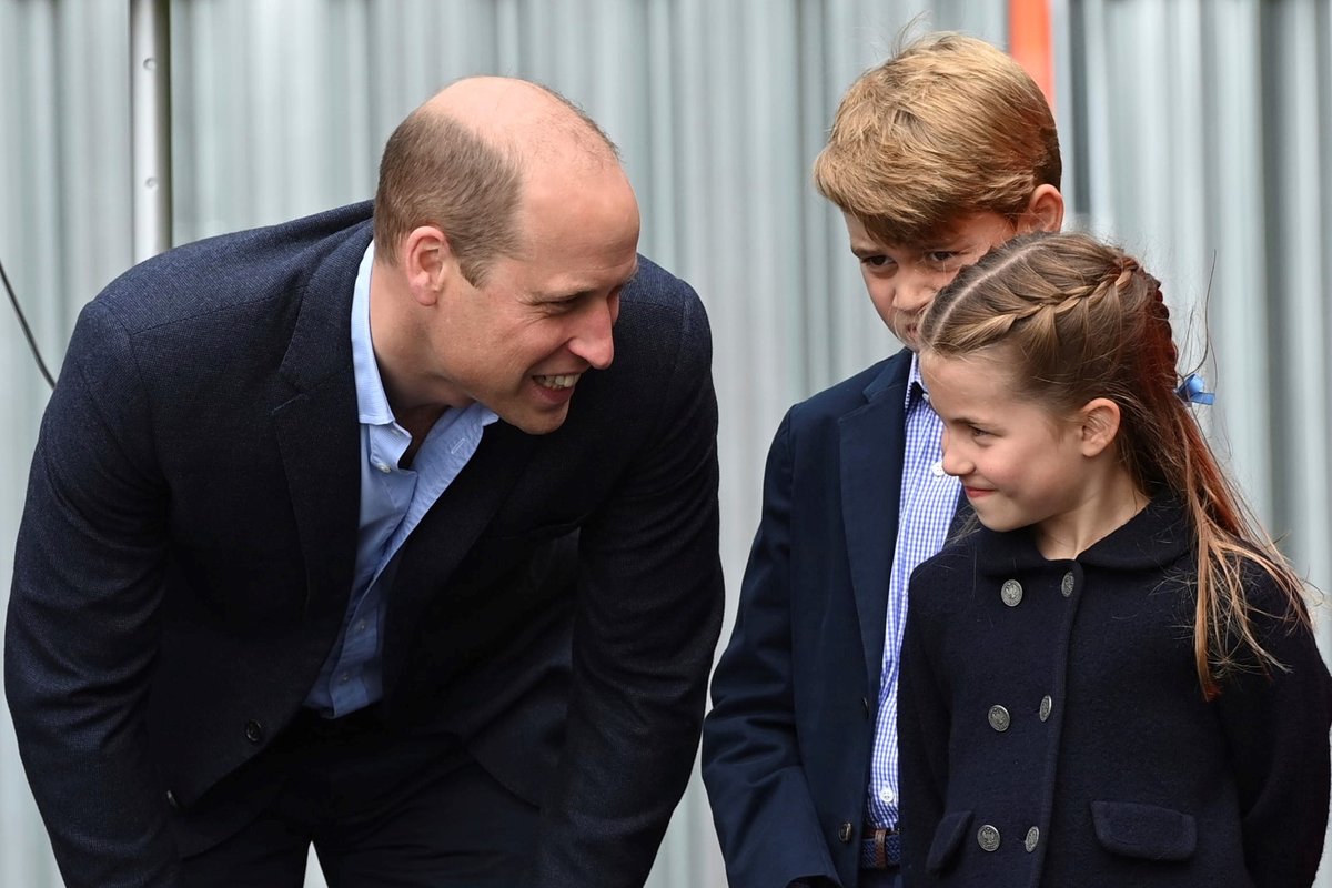 Kate a William s dětmi na návštěvě v Cardiffu