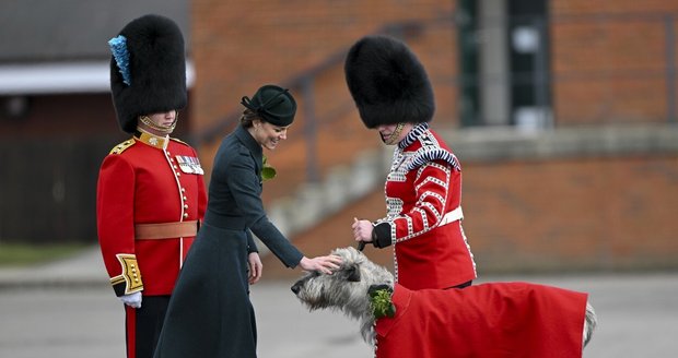 Kate a William na oslavách Dne sv. Patrika.