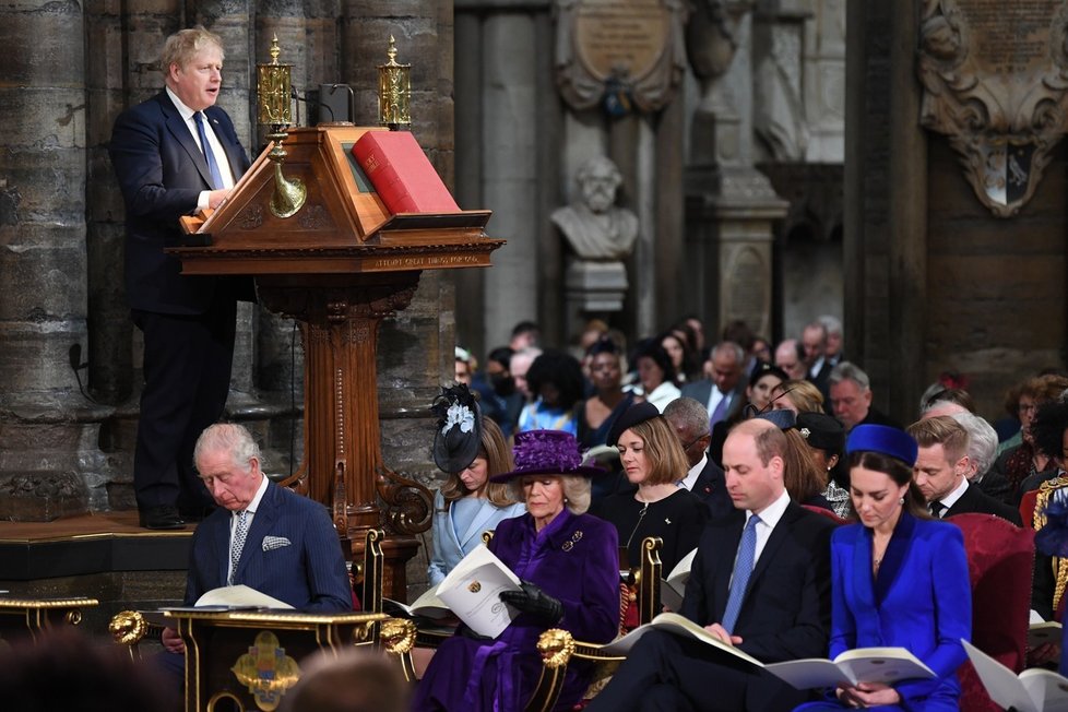 William, Kate, Charles a Camilla navštívili speciální bohuslužbu ke Dni Commonwealthu.