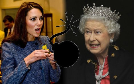 Vztahy mezi vévodkyní Kate a královnou Alžgbětou jsou na bodu mrazu.