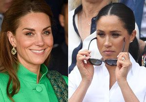 Kate Middleton a Meghan Markle