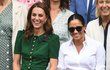 Meghan Markle a vévodkyně Kate.