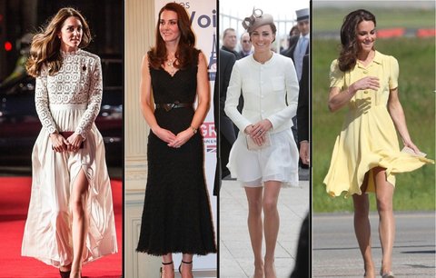 Vévodkyně Kate ukázala svalnaté ruce. Kdy jindy ještě porušila královská módní pravidla?