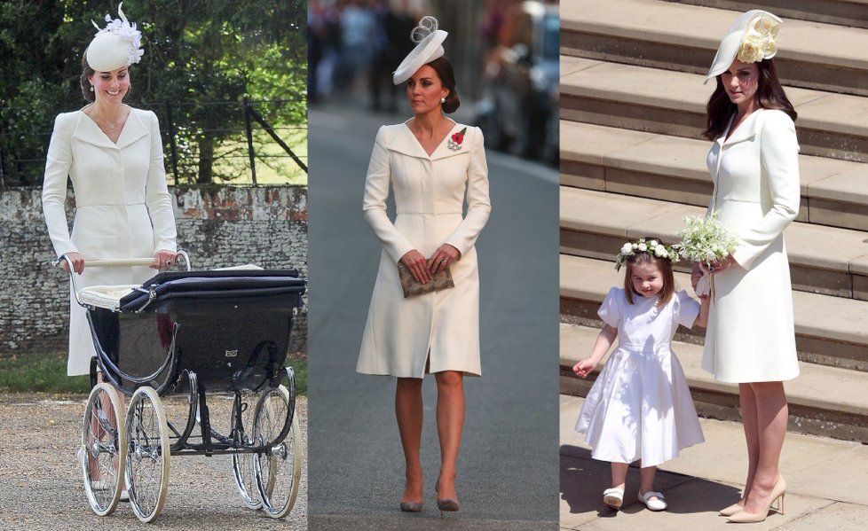 Oblíbený kabátek Kate Middleton.