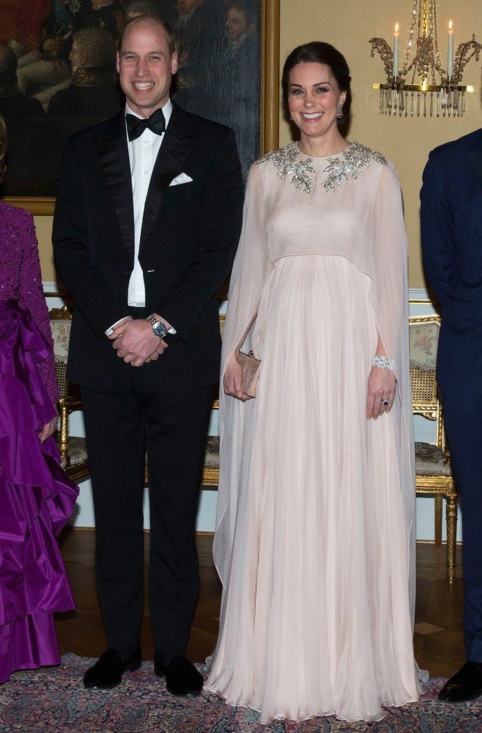 Kate Middleton v šatech Alexander McQueen