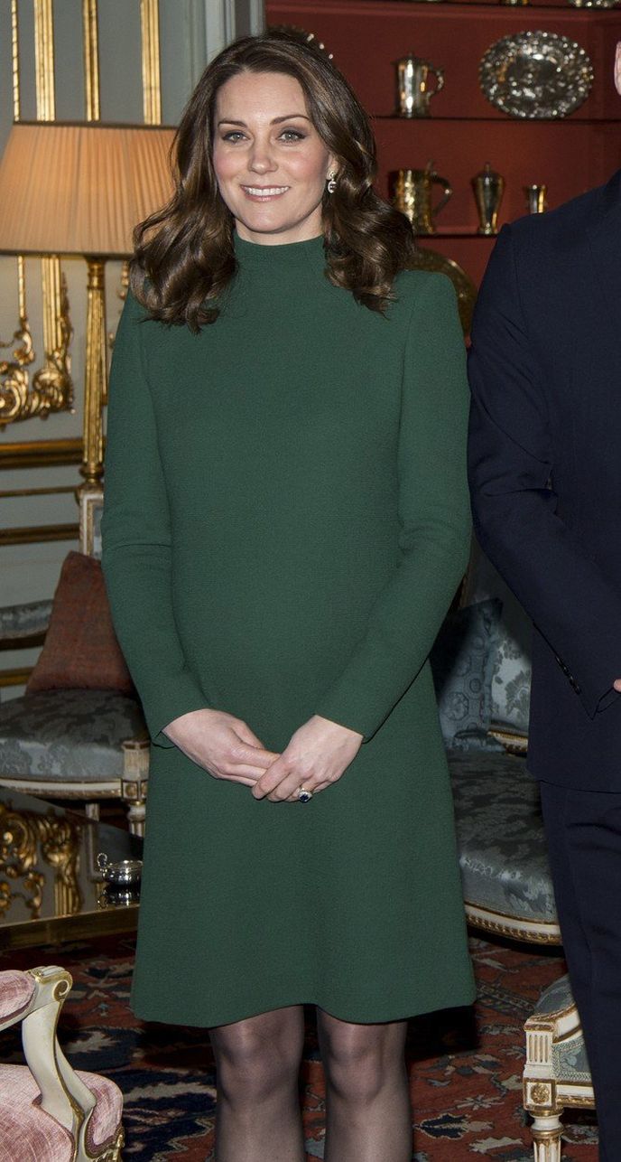 Kate Middleton v šatech Catherine Walker