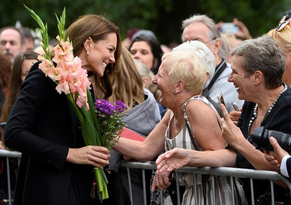 Kate Middletonová před Sandringhamem