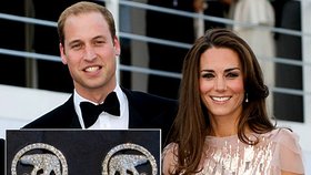 Pravda o darech pro Kate a Williama: Platinové brože měly 302 diamantů!
