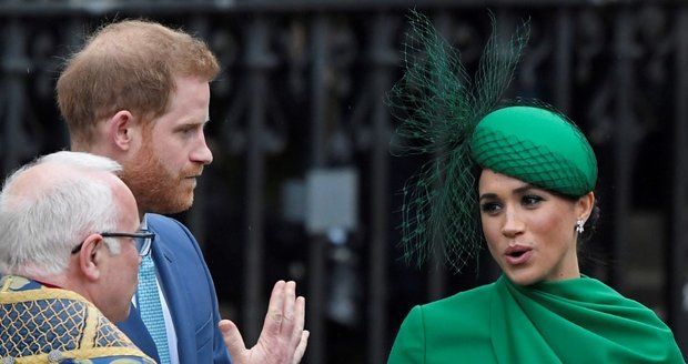 Kate Middletonová, princ William, Meghan Markleová a princ Harry na oslavách Dnu Commonwealthu
