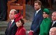 Kate Middleton, princ William, Meghan Markle a princ Harry na oslavách Dnu Commonwealthu