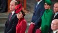 Kate Middleton, princ William, Meghan Markle a princ Harry na oslavách Dnu Commonwealthu