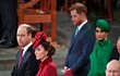 Kate Middletonová, princ William, Meghan Markle a princ Harry na oslavách Dnu Commonwealthu