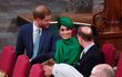 Kate Middletonocá, princ William, Meghan Markleová a princ Harry na oslavách Dnu Commonwealthu